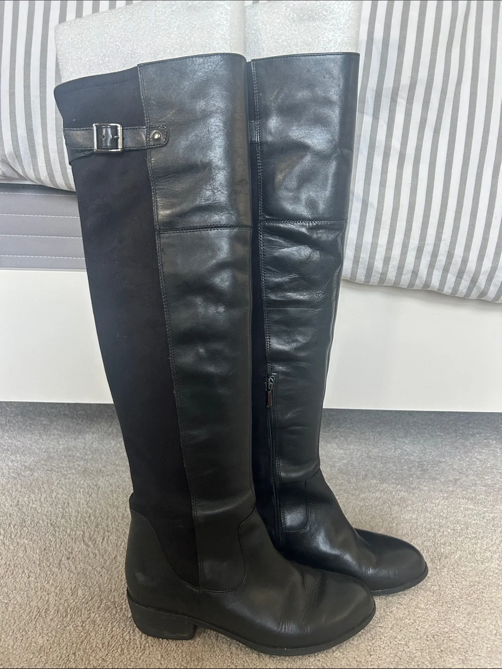 Sam Edelman Black Over-the-Knee Riding Boots